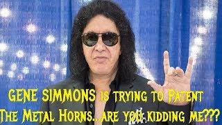 GENE SIMMONS Is Trying to Patent the Devil Horns...What???