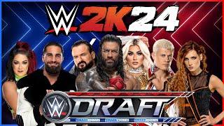 WWE 2K24 Universe Mode Draft!!