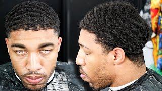 CLIENT PAYS $300 FOR THIS HAIRCUT/ 2 MONTH WOLF/ ELITE WAVERS HAIRCUT/ HAIRCUT TUTORIAL