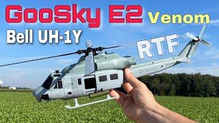 Genial !! Goosky E2 Bell UH-1Y Venom RTF | Für Anfänger und 3D Profis? | Full Review | deutsch