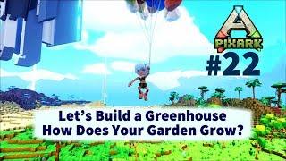 How to Build a Greenhouse | Growing a Garden | Let's Play PixArk