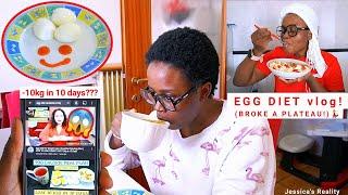 LOSE 10kg IN 10 DAYS, VERSATILE VICKY EGG DIET CHALLENGE FOR THE SECOND TIME! 