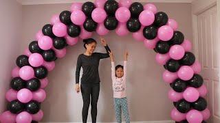 How to make balloon arch without stand?