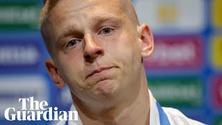 'Today it's Ukraine, but tomorrow it can be you,' says tearful Oleksandr Zinchenko