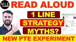 PTE New Rules 2023 | PTE Speaking Read Aloud One Line Strategy | Vision Language Experts