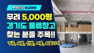 경기도에 3000평 창고면 얼마일까요? 경기도 물류창고 매물 찾는 분 주목!