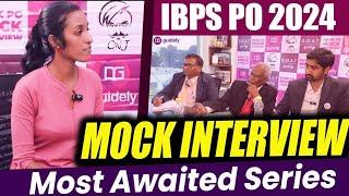 IBPS PO 2024 Offline Mock Interview | IBPS PO Interview Preparation by Guidely | Mock Interview IBPS