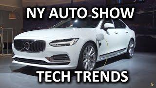 Top Tech Trends from the New York International Auto Show