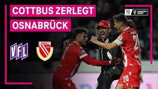 VfL Osnabrück - FC Energie Cottbus, Highlights mit Live-Kommentar | 3. Liga | MAGENTA SPORT