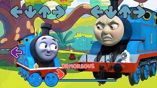 NEW 3D Baby Thomas VS Angry & Happy 3D Thomas - Friday Night Funkin'