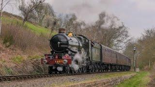 4079 'Pendennis Castle' On The Severn Valley Railway & The Black Bulleid !