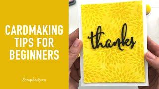 Cardmaking Tips for Beginners with Krystal Becker! | Scrapbook.com