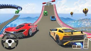 Impossible Car Stunt Racing (All Cars Unlocked) Mega Ramp Amazing Car Tracks - Android Gameplay