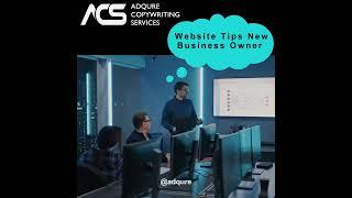 Website tips for new business owners