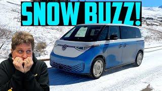 We Find Out If the VW ID.Buzz Is Any Good In Snow...By Almost Crashing It!