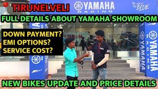 Yamaha Bike Showroom  Review Tirunelveli | Sharon Autos | Price Details | Down Payment | Vijai Vlogs