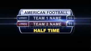 American Football Broadcast Design (Sport on-screen graphic package)