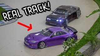 Drifting On A REAL RC DRIFT TRACK! @_shadowclub