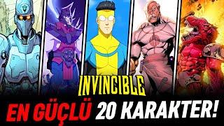 Invincible Güç Sıralaması 2025 | En Güçlü 20 Karakter  | 4. SEZON VE SONRASI DAHİL