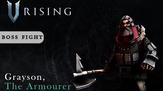 GRAYSON, THE ARMOURER Boss Fight | V Rising | HK Gamer Bros