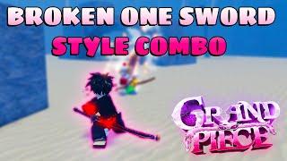 [GPO] This NEW One Sword Style Combo Is BROKEN