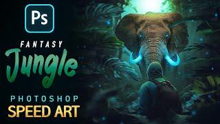 Fantasy Elephant Photo Manipulation Speed Art | Photoshop Tutorial