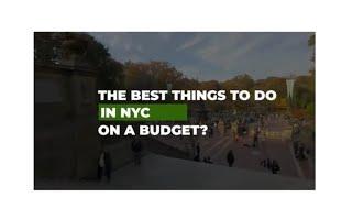 One Hour Video - 20 Best Things To Do In NYC.