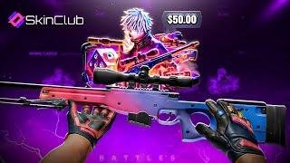 SKINCLUB GAVE ME VERY EXPENSIVE AWP FADE IN THE $50 CASE!  - skinclub promo code 2024