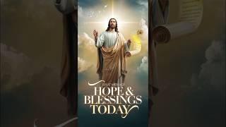 Jesus’ Message of Hope & Blessings Today️| God Message | God Says | God's Message Unlocked #jesus