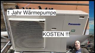 1 Jahr Wärmepumpe die Kosten