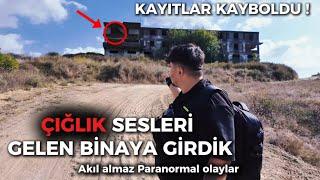 TERK EDİLMİŞ HASTANE OLDUĞU İDDİA EDİLEN BİNAYA GİRDİK (Paranormal Olaylar)