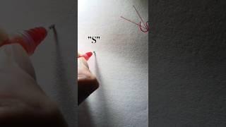 ️ How to sign letter "S" ?️#handwriting #signature #art