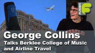 George Collins talking about Berklee College of Music and airline travel with Fusion Bags