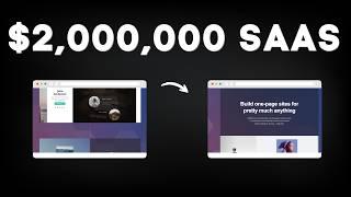 Simple Website SaaS Makes $2,000,000 a Year