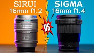 Best Fast AF Wide Lens for APS-C Sony E - Sirui Sniper 16mm f1.2 vs Sigma 16mm f1.4