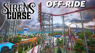 Siren's Curse Off-Ride B-Roll - Cedar Point's New 2025 Roller Coaster!