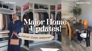 Exciting home & health updates, building my dream closet & hosting my family in LA! | Aysha Harun