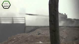 Syria - SAA tanks pounding rebels in Jobar 7-02-13