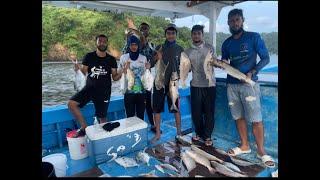 HANDLINE FISHING FOR MULTI-SPECIES ..CAVALI | AFRICAN POMPANO | NORTH COAST, CARIBBEAN, TRINIDAD.