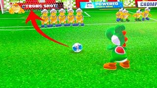 Mario Sports Superstars  Football Series Game Yoshi , Bowser Win | vmgaming football