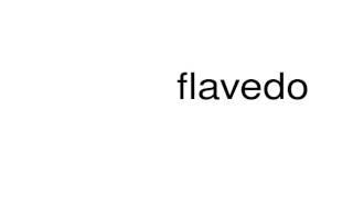 How to pronounce flavedo