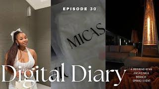 #digitaldiary : episode 30 | micas haul, brunch, errands, & a cosy spring chill at LA GRATO 