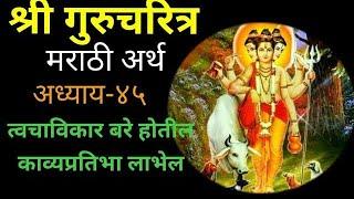 Shree Guru charitra marathi Adhyay-45|श्री गुरुचरित्र अध्याय-४५,मराठी अर्थ असलेला..