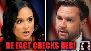 NBC Host Goes SPEECHLESS When JD Vance SHUTS DOWN Her Lies