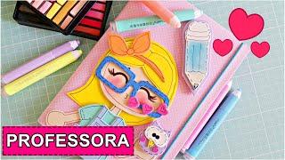 CADERNO PROFESSORINHA EM E.V.A - COISAS DA NAT