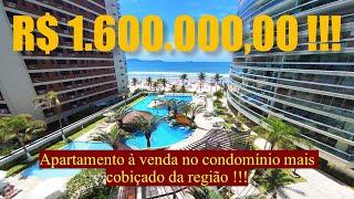 APARTAMENTO DE FRENTE PARA O MAR NO CONDOMÍNIO MAIS COBIÇADO DA REGIÃO! R$ 1.600.000 !!!