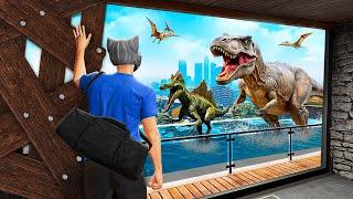 SAVING Franklin's HOUSE from DINOSAURS in GTA 5!