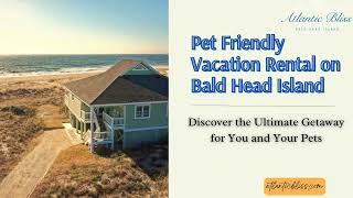 Pet Friendly Vacation Rental on Bald Head Island: Luxurious Beachfront Retreat