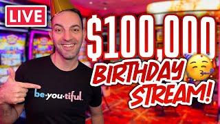  The "It's My Birthday, so I'm Spinning $100,000.00" Live Stream at Plaza Las Vegas