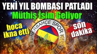2025'in İlk Bombası Fenerbahçe'de! Mourinho ikna etti Müthiş İsim..